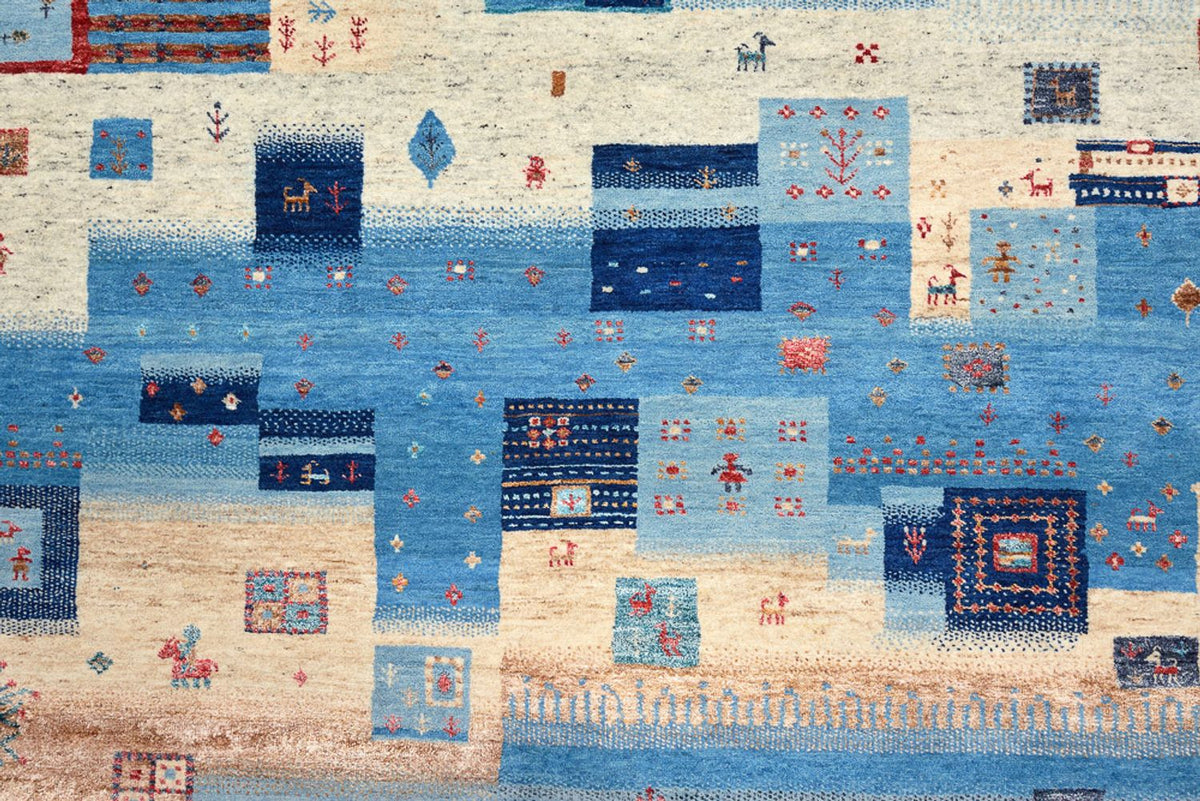 Gabbeh Tapijt - Loribaft Indus - 239 x 177 cm - veelkleurig