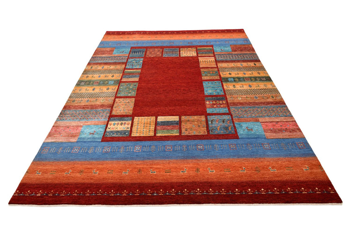 Gabbeh Tapijt - Loribaft Indus - 249 x 206 cm - rood