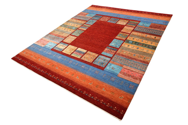Gabbeh Tapijt - Loribaft Indus - 249 x 206 cm - rood