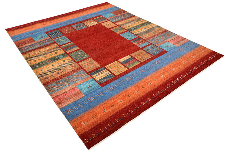Gabbeh Tapijt - Loribaft Indus - 249 x 206 cm - rood