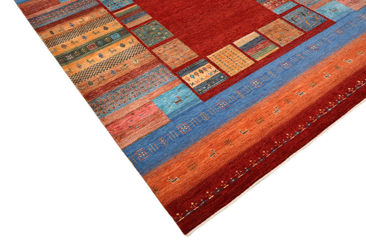 Gabbeh Tapijt - Loribaft Indus - 249 x 206 cm - rood