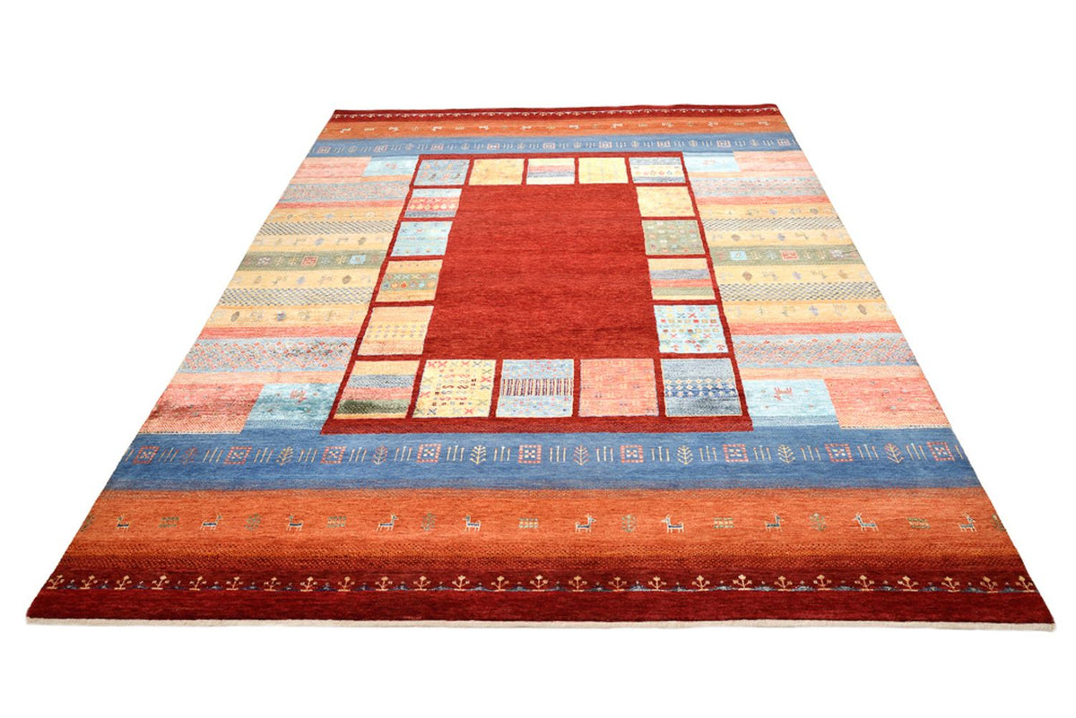 Gabbeh Tapijt - Loribaft Indus - 249 x 206 cm - rood