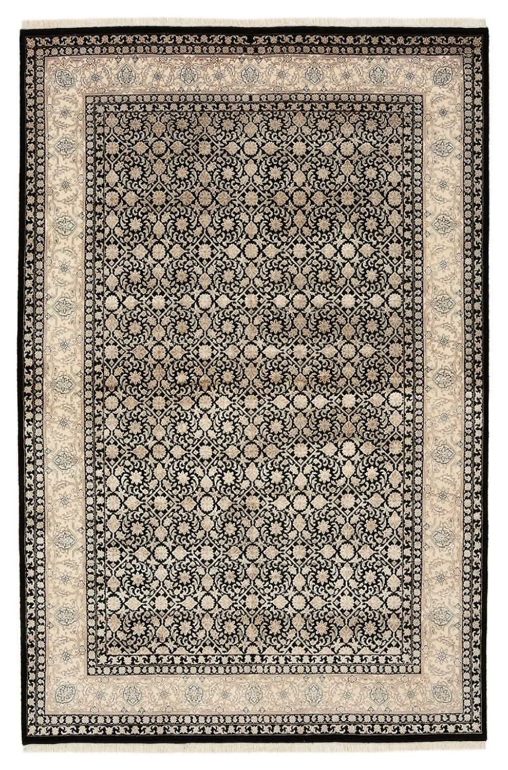 Oosters tapijt - Bijar - Indus - 209 x 139 cm - donker beige