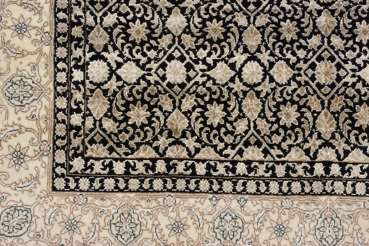 Oosters tapijt - Bijar - Indus - 209 x 139 cm - donker beige