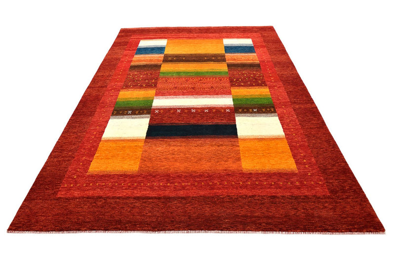 Gabbeh Tapijt - Loribaft Indus - 259 x 203 cm - rood