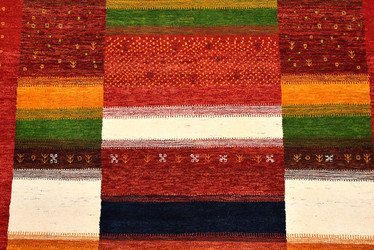 Gabbeh Tapijt - Loribaft Indus - 259 x 203 cm - rood