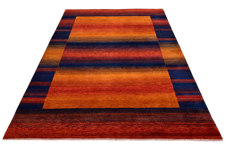 Gabbeh Tapijt - Loribaft Indus - 200 x 144 cm - roest
