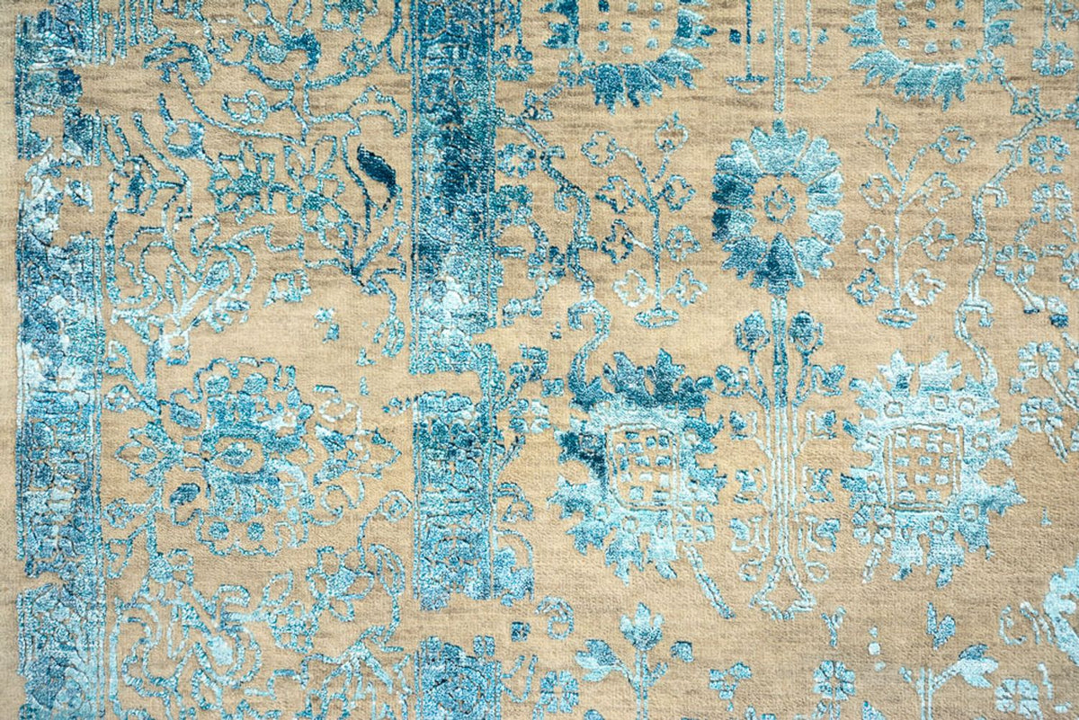 Designer tapijt - 341 x 249 cm - licht beige