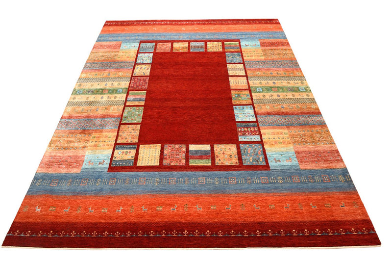 Gabbeh Tapijt - Loribaft Indus - 336 x 250 cm - rood