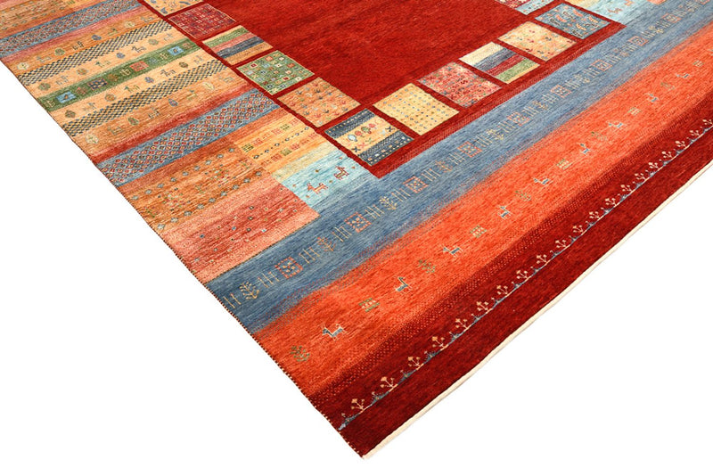 Gabbeh Tapijt - Loribaft Indus - 336 x 250 cm - rood