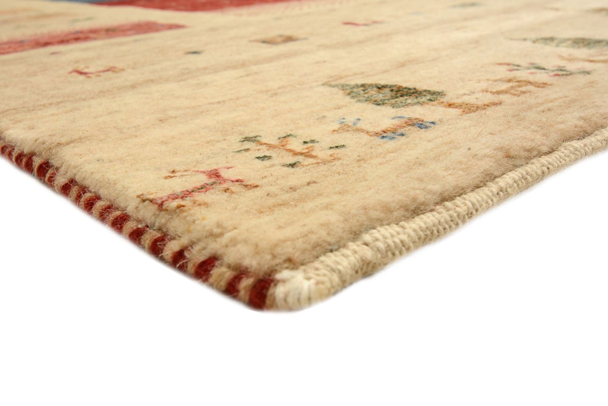 Gabbeh Tapijt - Loribaft Indus vierkant  - 253 x 246 cm - veelkleurig