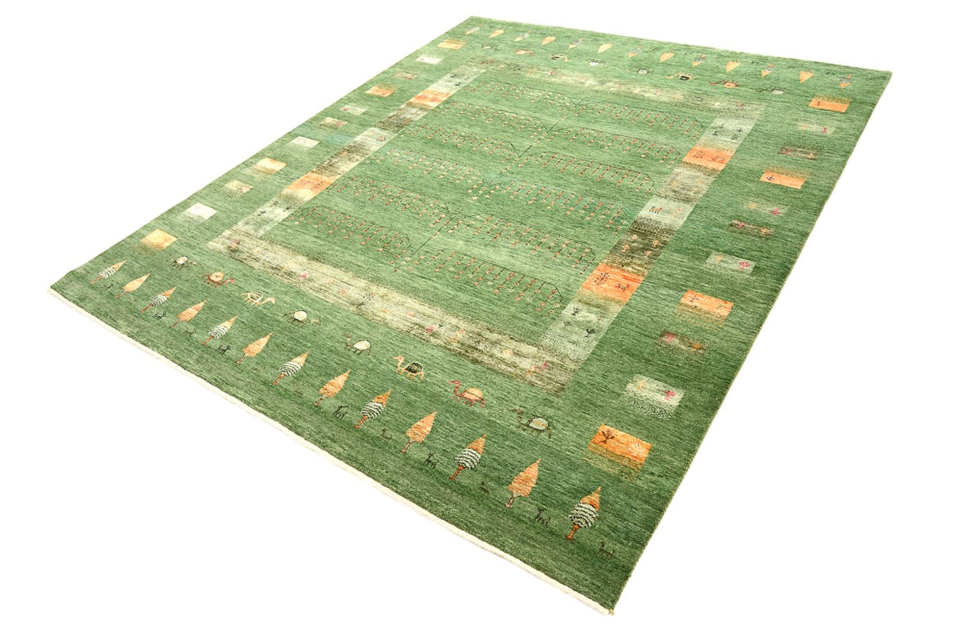 Indo Loribaft Tapijt 246x206cm - Wollen tapijt