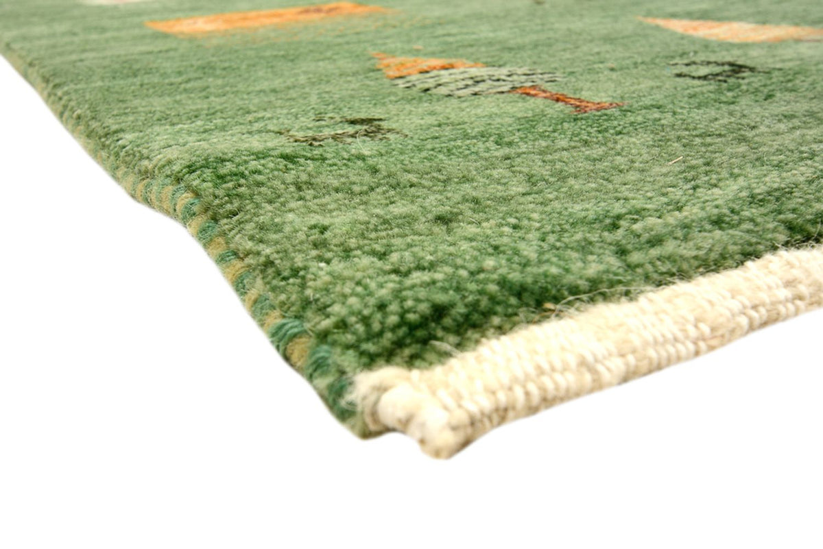 Gabbeh Tapijt - Loribaft Indus - 246 x 206 cm - groen