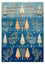 Gabbeh Tapijt - Loribaft Indus - 247 x 173 cm - zee blauw