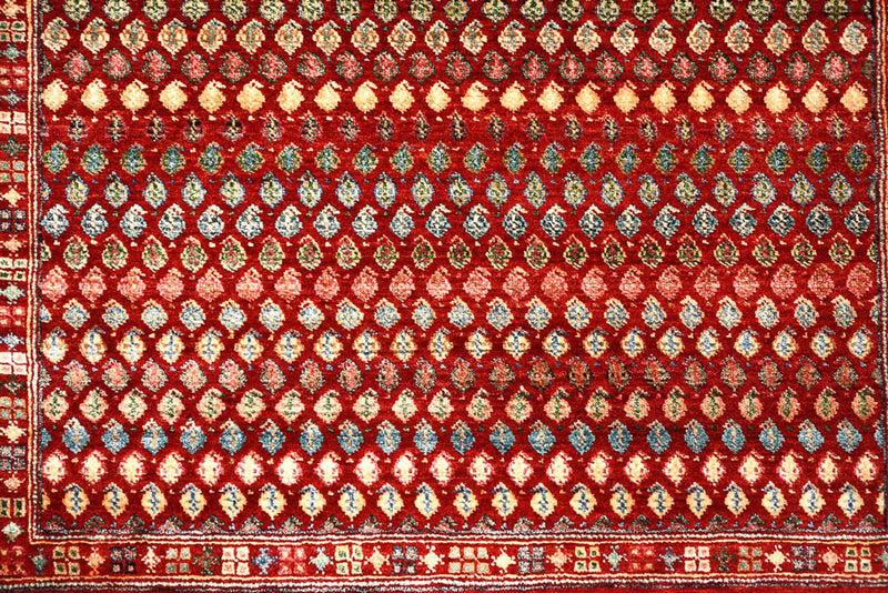 Designer tapijt - 155 x 97 cm - bordeauxrood
