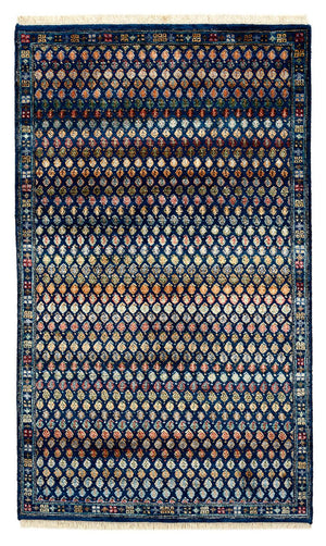 Designer tapijt - 154 x 93 cm - donkerblauw