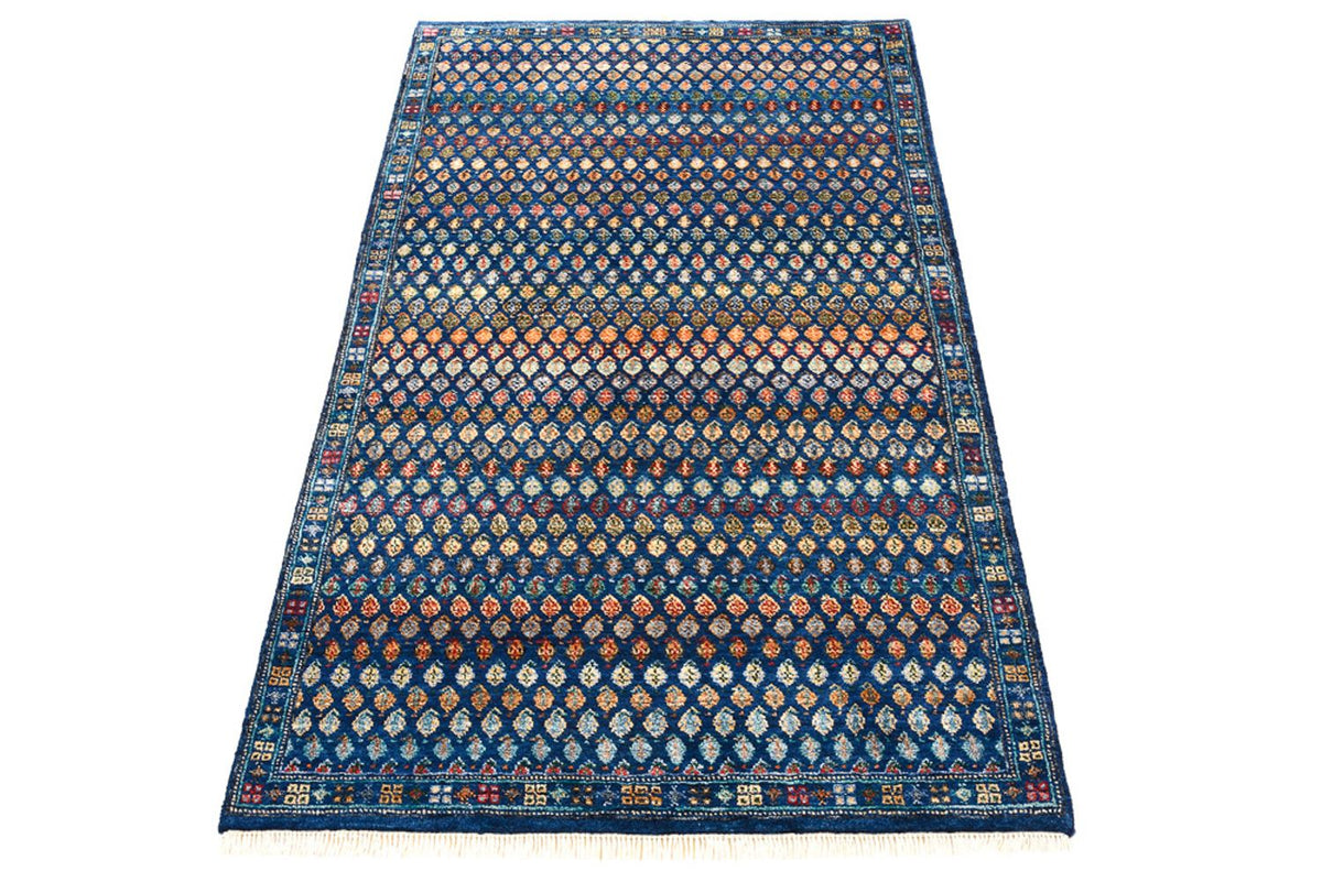 Designer tapijt - 154 x 93 cm - donkerblauw
