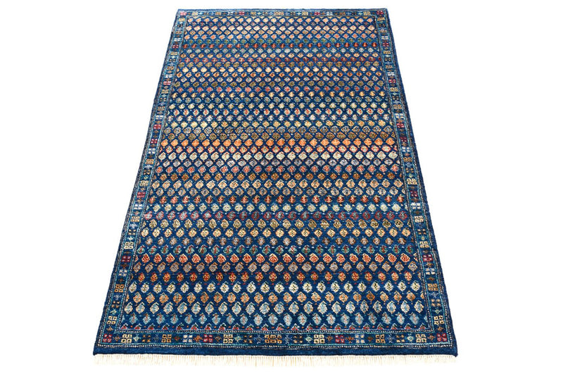 Designer tapijt - 154 x 93 cm - donkerblauw