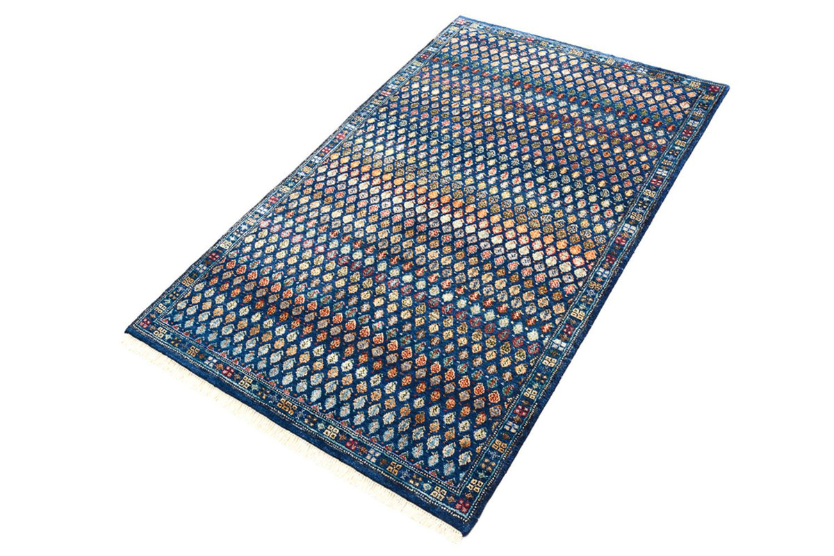 Designer tapijt - 154 x 93 cm - donkerblauw