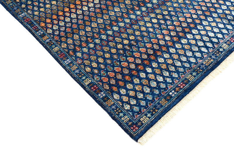 Designer tapijt - 154 x 93 cm - donkerblauw