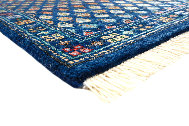 Designer tapijt - 154 x 93 cm - donkerblauw