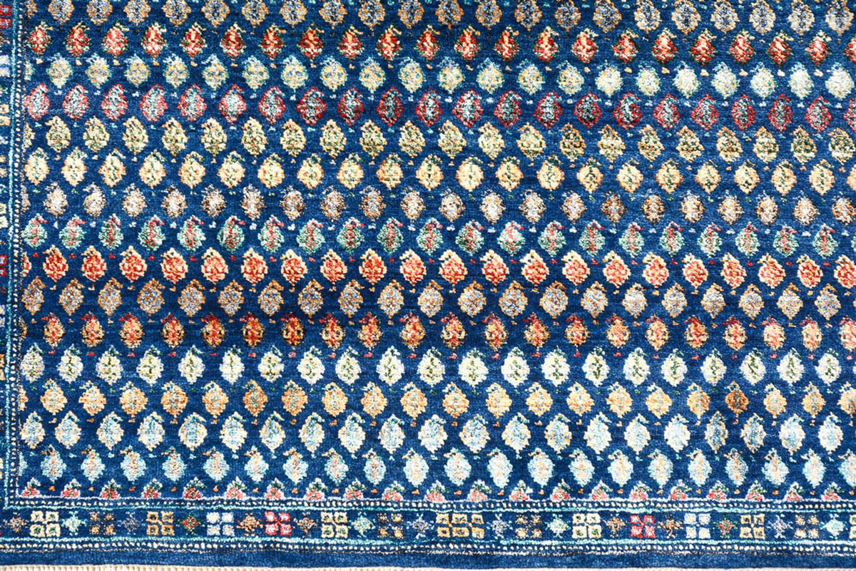 Designer tapijt - 154 x 93 cm - donkerblauw