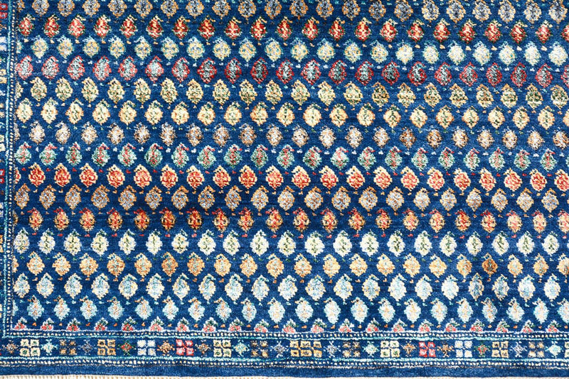 Designer tapijt - 154 x 93 cm - donkerblauw