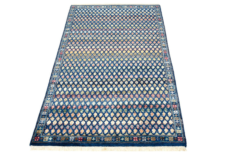 Designer tapijt - 154 x 93 cm - donkerblauw