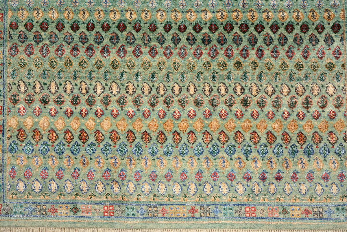 Designer tapijt - 154 x 95 cm - turkoois