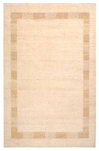 Gabbeh Tapijt - Loribaft Indus - 295 x 191 cm - licht beige