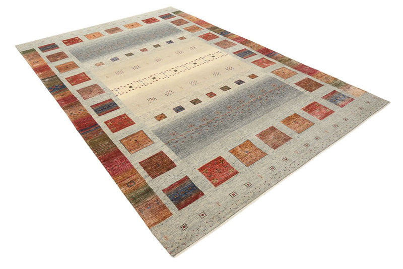 Gabbeh Tapijt - Loribaft Indus - 304 x 208 cm - donker beige