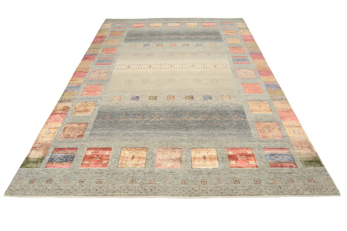 Gabbeh Tapijt - Loribaft Indus - 304 x 208 cm - donker beige