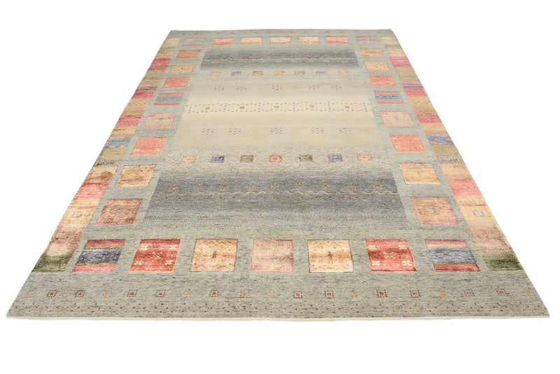 Gabbeh Tapijt - Loribaft Indus - 304 x 208 cm - donker beige