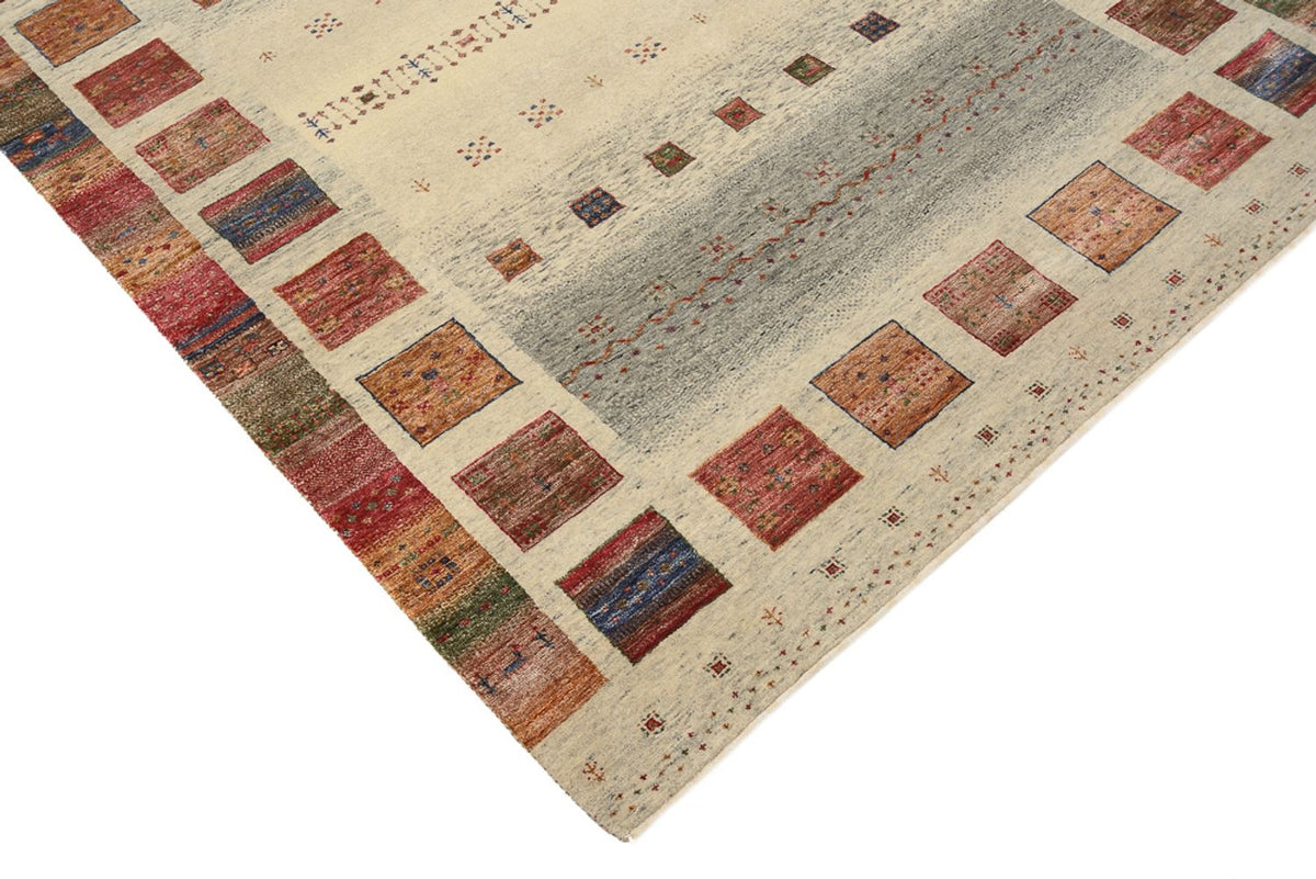 Gabbeh Tapijt - Loribaft Indus - 207 x 158 cm - donker beige