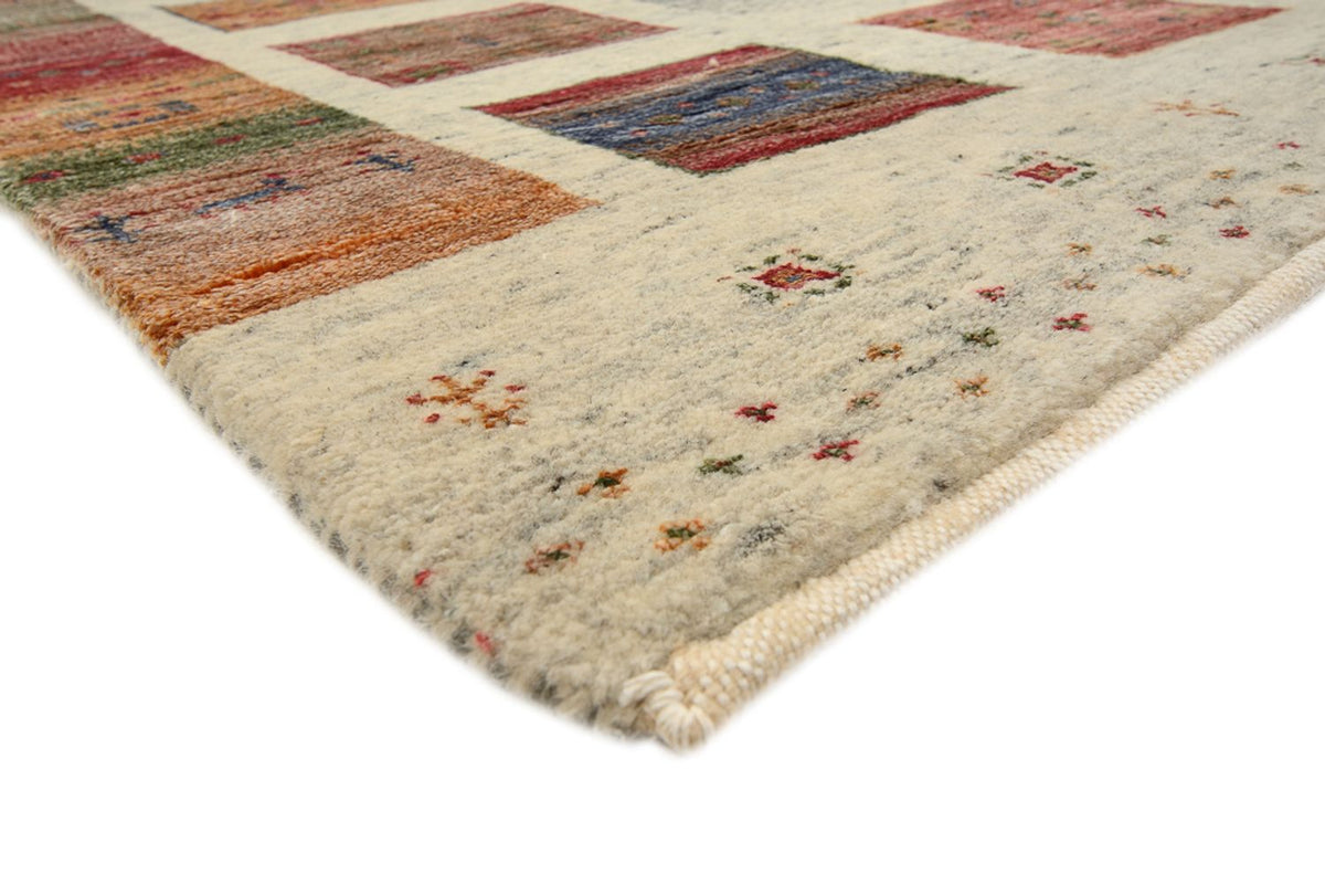 Gabbeh Tapijt - Loribaft Indus - 207 x 158 cm - donker beige