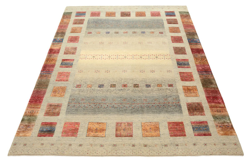 Gabbeh Tapijt - Loribaft Indus - 336 x 250 cm - donker beige