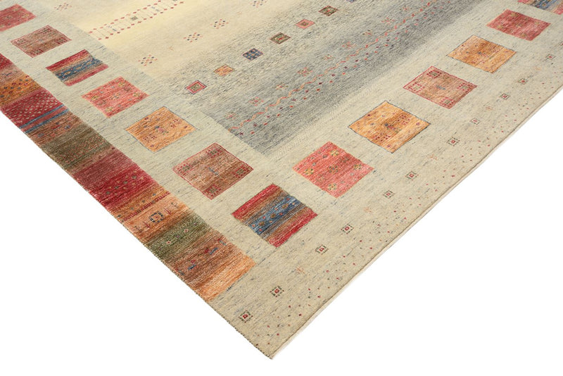 Gabbeh Tapijt - Loribaft Indus - 336 x 250 cm - donker beige