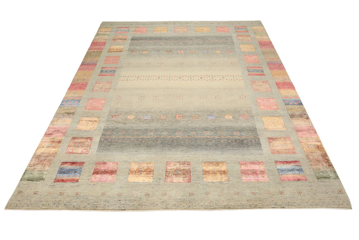 Gabbeh Tapijt - Loribaft Indus - 336 x 250 cm - donker beige