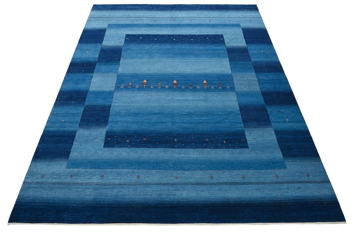 Gabbeh Tapijt - Loribaft Indus - 345 x 247 cm - zee blauw