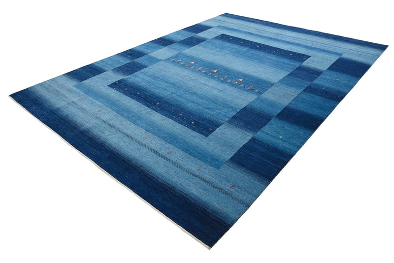 Gabbeh Tapijt - Loribaft Indus - 345 x 247 cm - zee blauw
