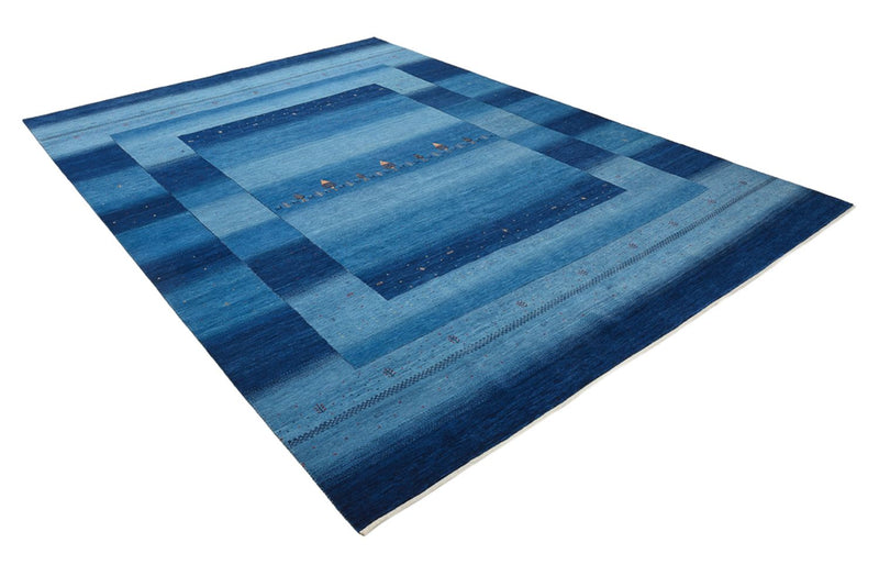 Gabbeh Tapijt - Loribaft Indus - 345 x 247 cm - zee blauw