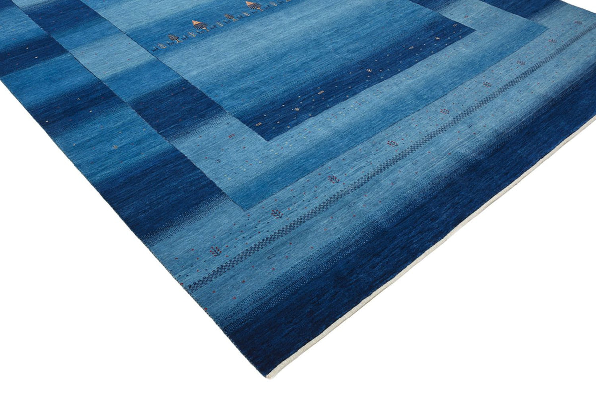 Gabbeh Tapijt - Loribaft Indus - 345 x 247 cm - zee blauw