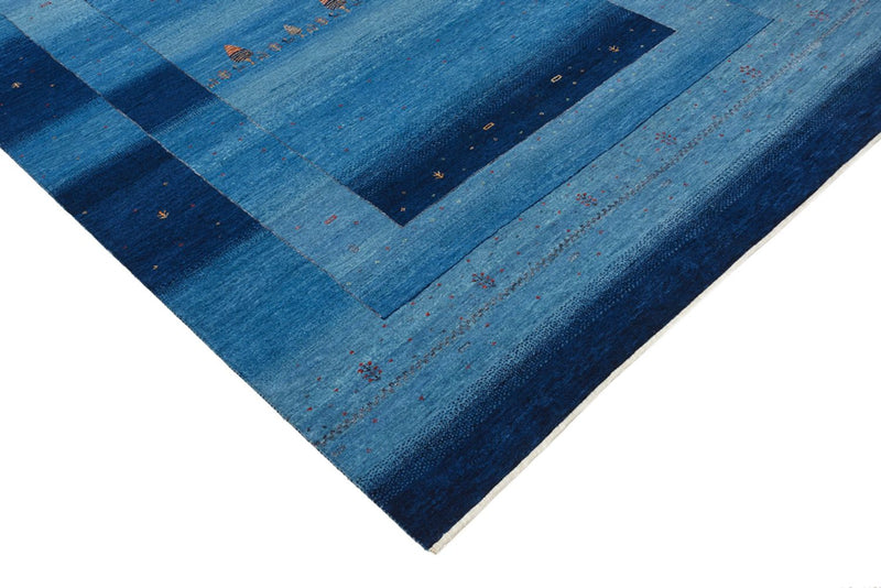 Gabbeh Tapijt - Loribaft Indus - 235 x 169 cm - zee blauw