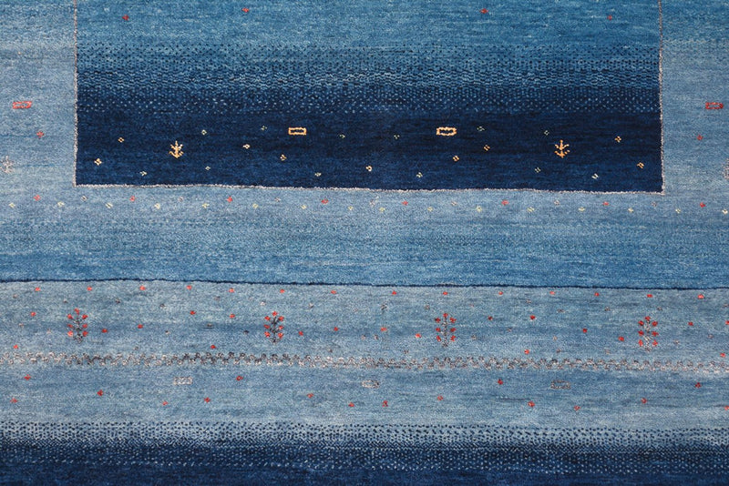 Gabbeh Tapijt - Loribaft Indus - 235 x 169 cm - zee blauw