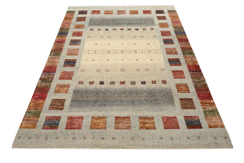 Gabbeh Tapijt - Loribaft Indus - 354 x 248 cm - donker beige