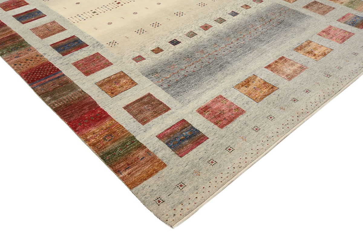 Gabbeh Tapijt - Loribaft Indus - 354 x 248 cm - donker beige