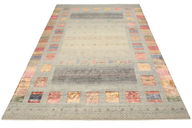 Gabbeh Tapijt - Loribaft Indus - 354 x 248 cm - donker beige