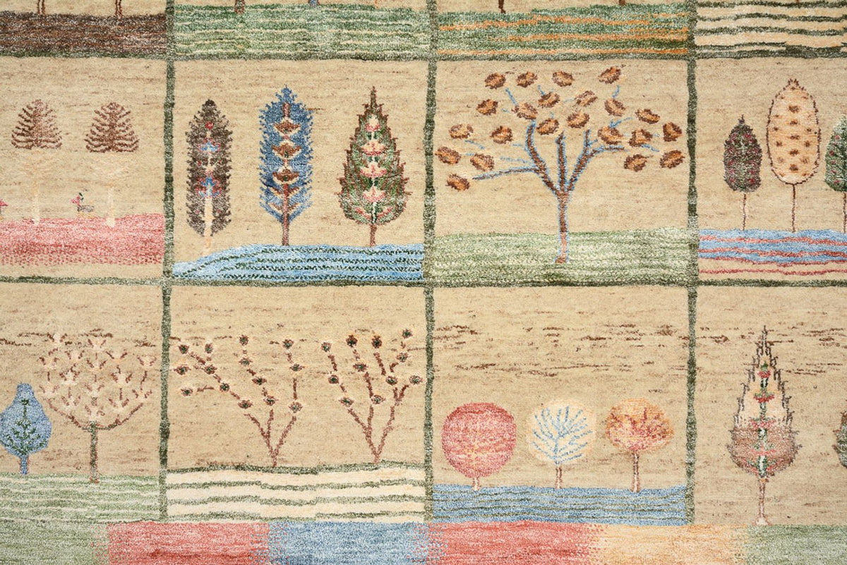 Gabbeh Tapijt - Loribaft Indus - 201 x 157 cm - veelkleurig