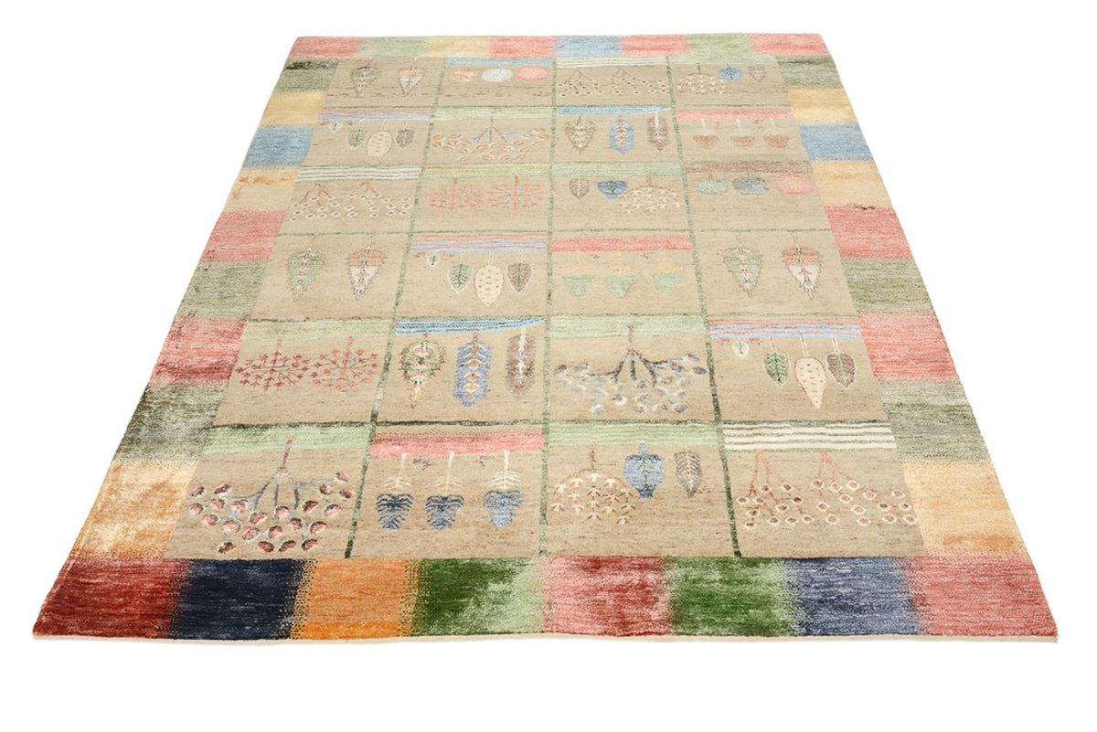 Gabbeh Tapijt - Loribaft Indus - 201 x 157 cm - veelkleurig