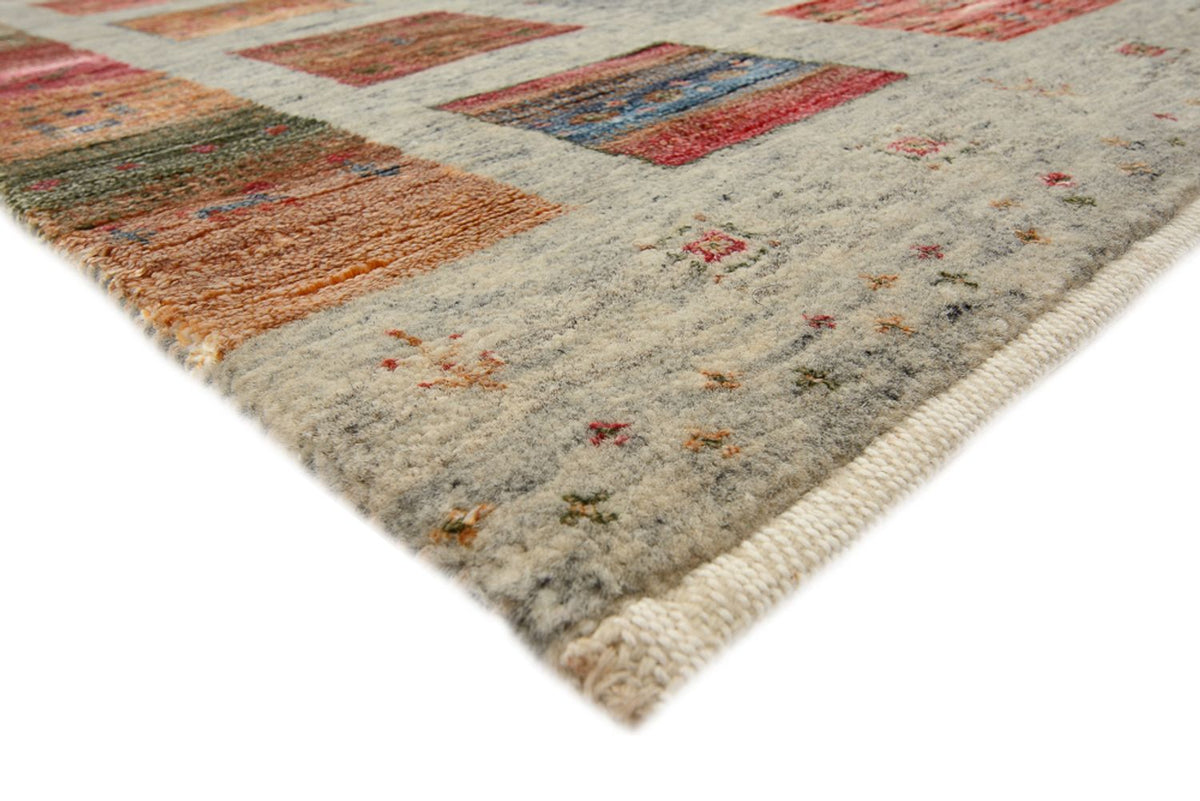 Gabbeh Tapijt - Loribaft Indus vierkant  - 156 x 152 cm - donker beige